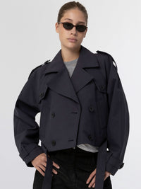 BOBBY CANVAS JACKET - NAVY