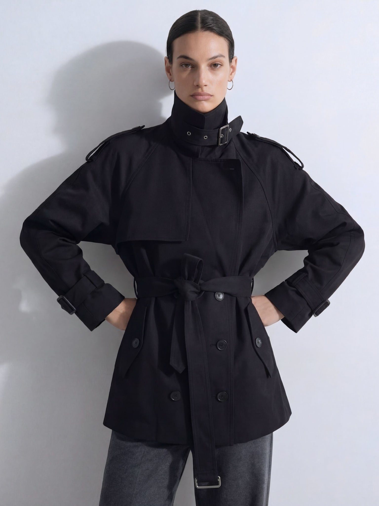 ジャケット・アウター SENEE waist belt trench jacket Velvet Women's Nancy Trench Jacket – Saint Bernard