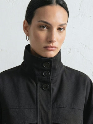 NORI BOMBER JACKET - BLACK