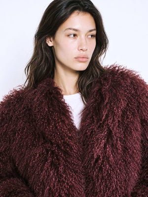 CARLY JACKET - BURGUNDY