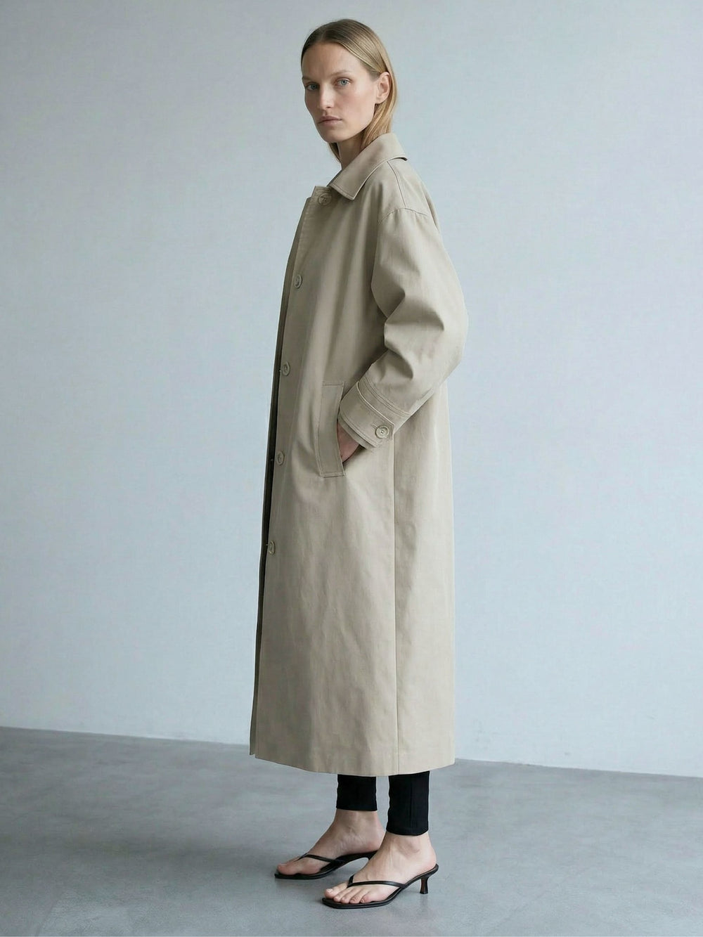 RENE COAT - BEIGE