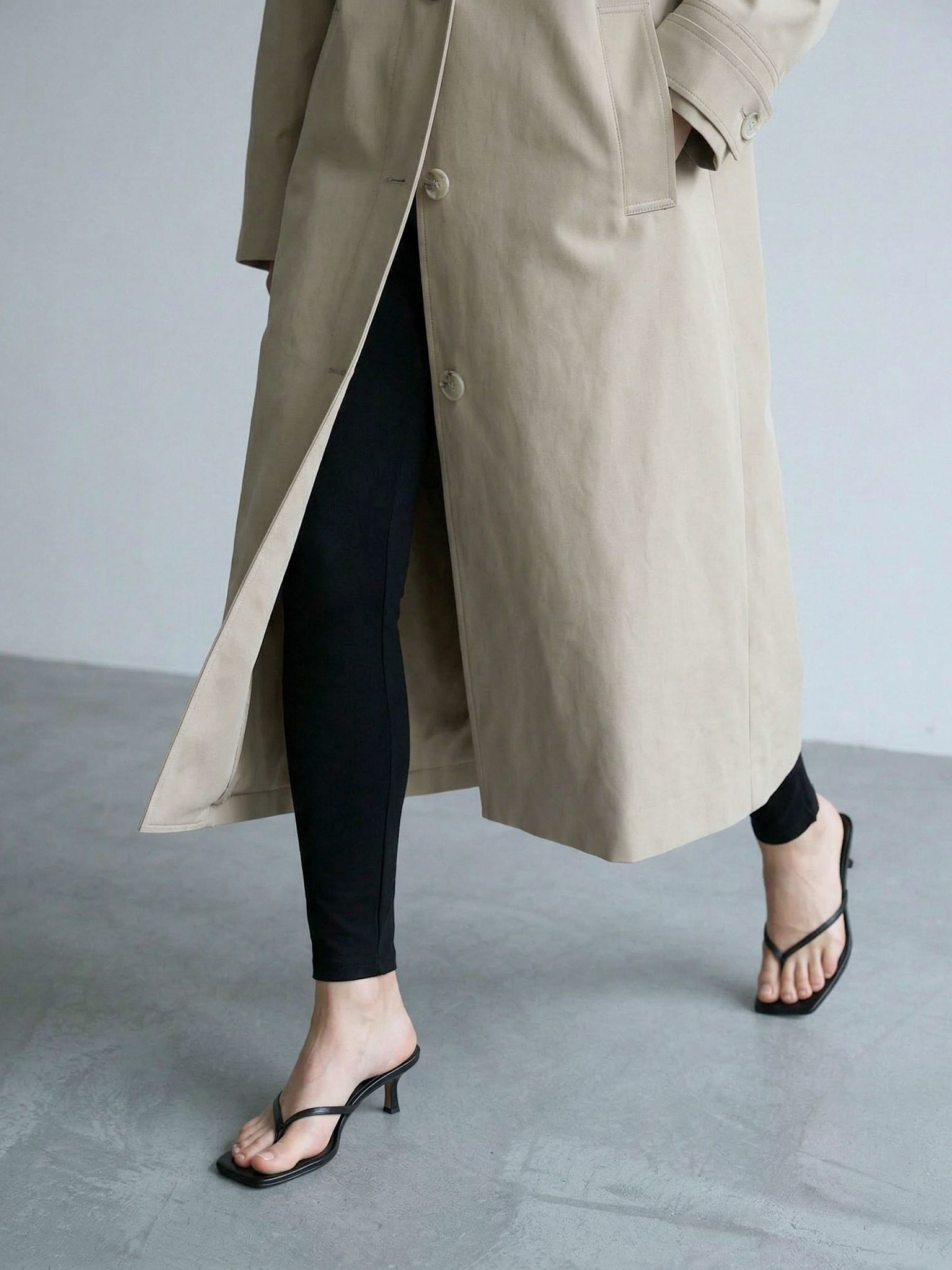 RENE COAT - BEIGE