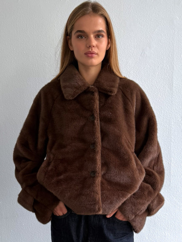 KELLY JACKET - BROWN