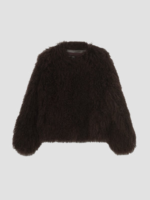 CARLY JACKET - DARK BROWN