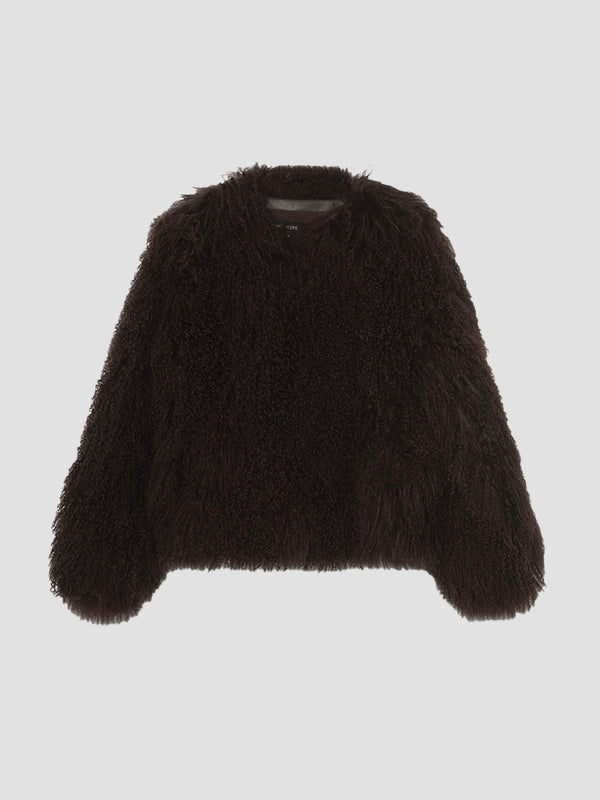 CARLY JACKET - DARK BROWN