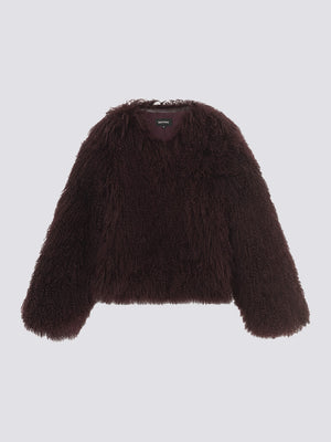 CARLY JACKET - BURGUNDY