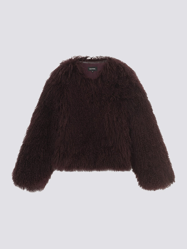 CARLY JACKET - BURGUNDY