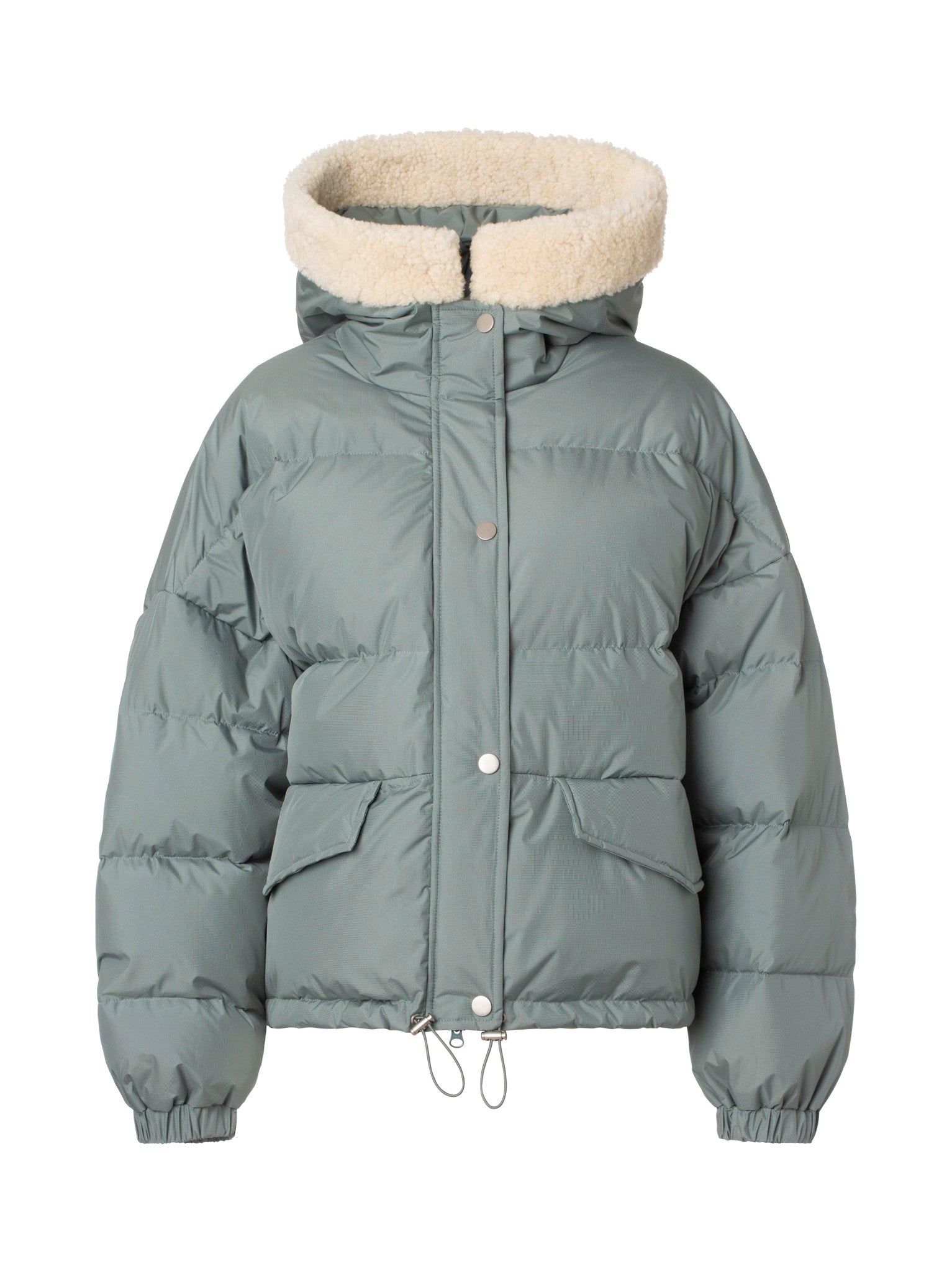 EVA DOWN JACKET - GREY/GREEN