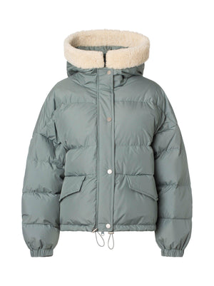 EVA DOWN JACKET - GREY/GREEN