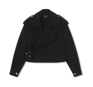 IBEN CANVAS JACKET - BLACK