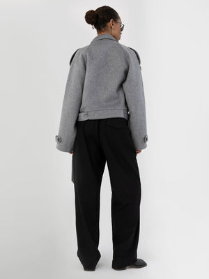 JOHN WOOL JACKET GREY
