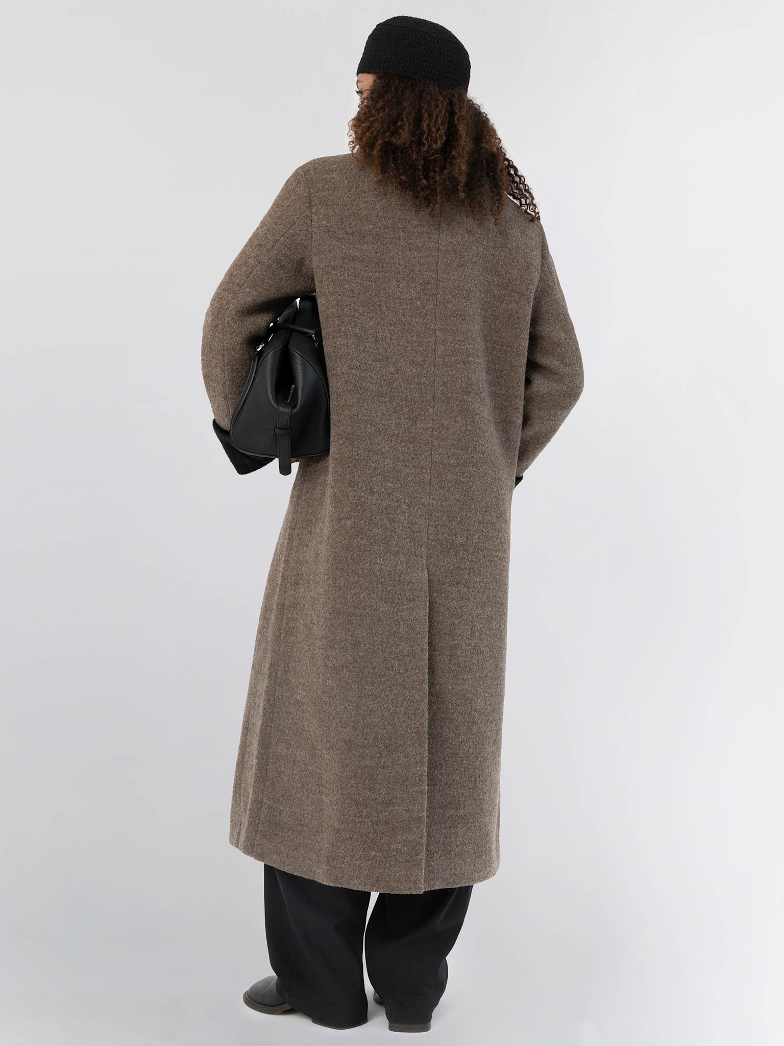EDEN COAT - BROWN/BLACK
