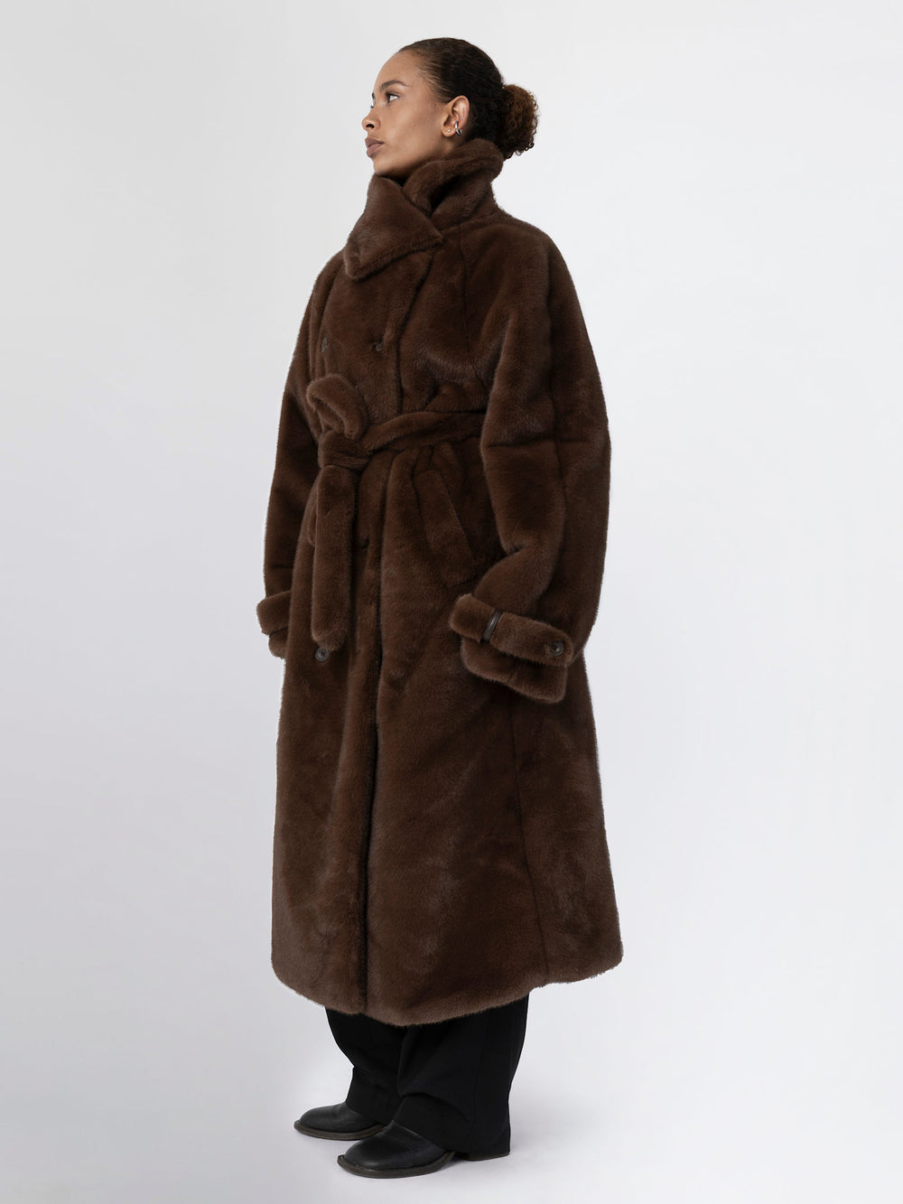 ATLAS COAT - BROWN