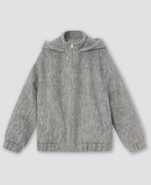 MILA BOMBER JACKET - MOHAIR