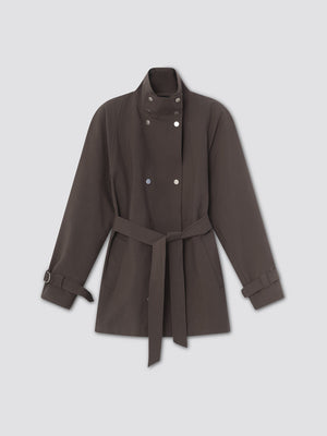 SKYLER CANVAS JACKET - BROWN