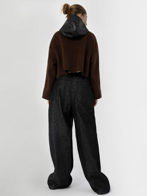 KARLA WOOL JACKET BROWN