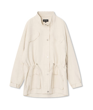TRACY LINEN JACKET - CREME