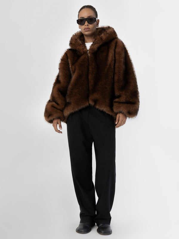WILMA JACKET - BROWN
