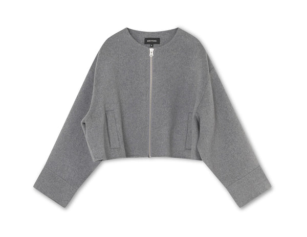 KARLA WOOL JACKET - GREY