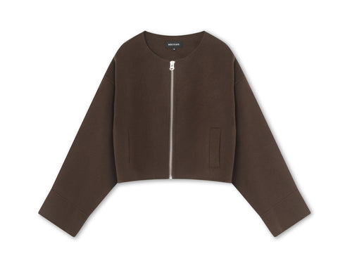 KARLA WOOL JACKET BROWN