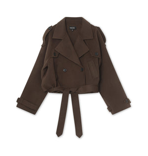 JOHN WOOL JACKET BROWN