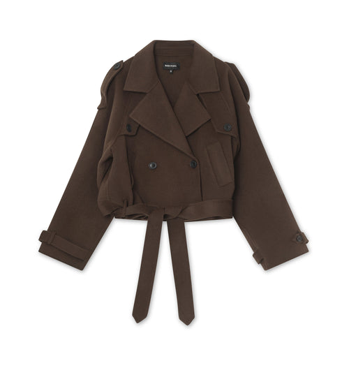 JOHN WOOL JACKET BROWN