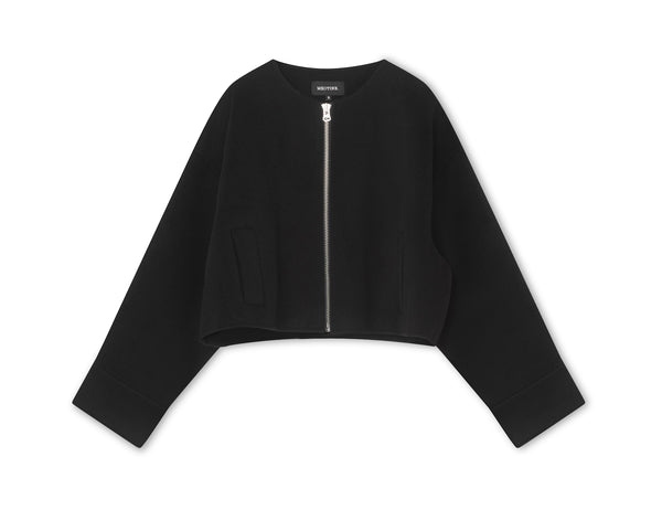 KARLA WOOL JACKET - BLACK