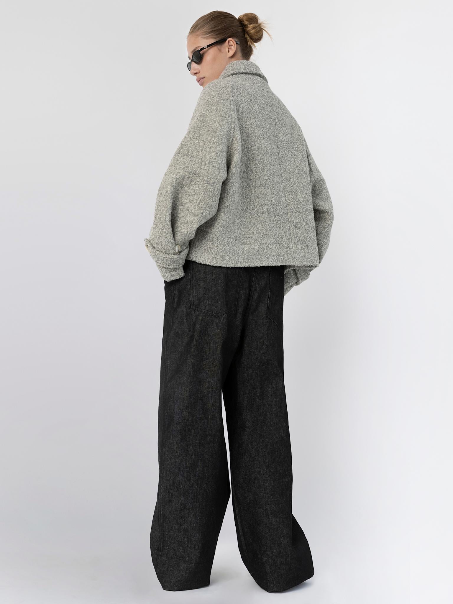 GIA BOUCLE JACKET - GREY