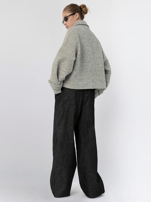 GIA BOUCLE JACKET - GREY