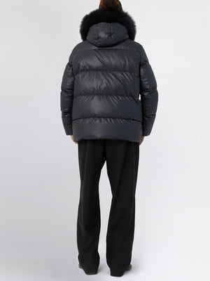 ALVA PUFFER JACKET - NAVY