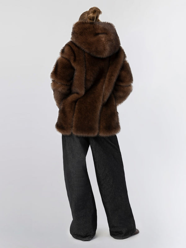 CASEY JACKET - BROWN