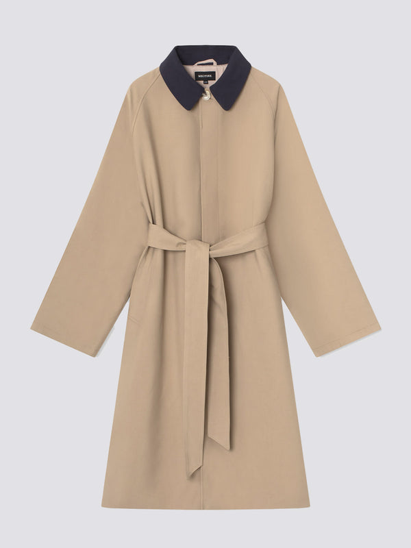 JOEL CANVAS COAT - BEIGE