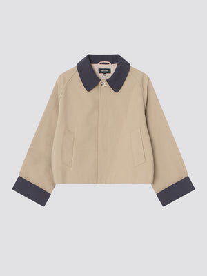 JOEL CANVAS JACKET - BEIGE