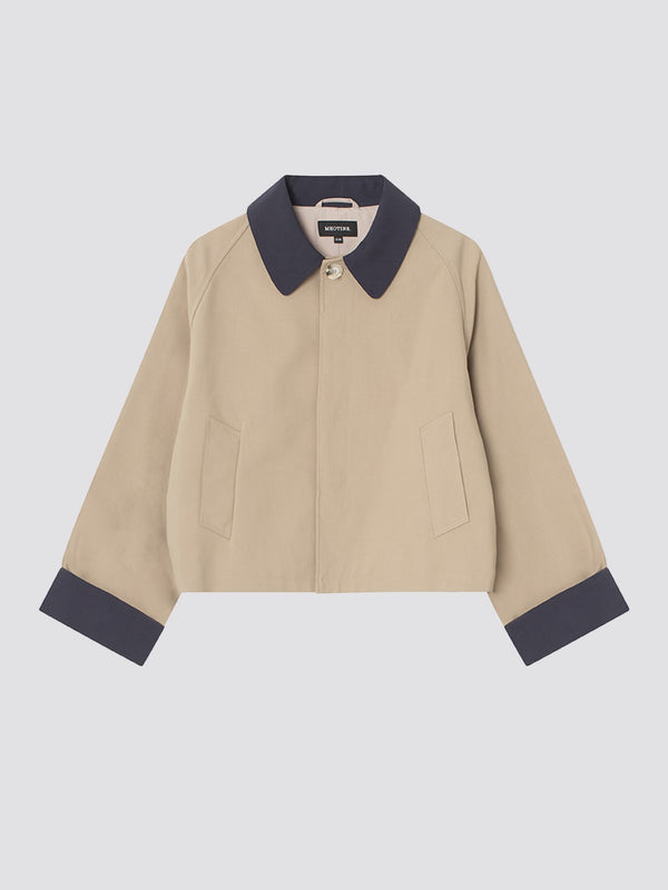 JOEL CANVAS JACKET - BEIGE
