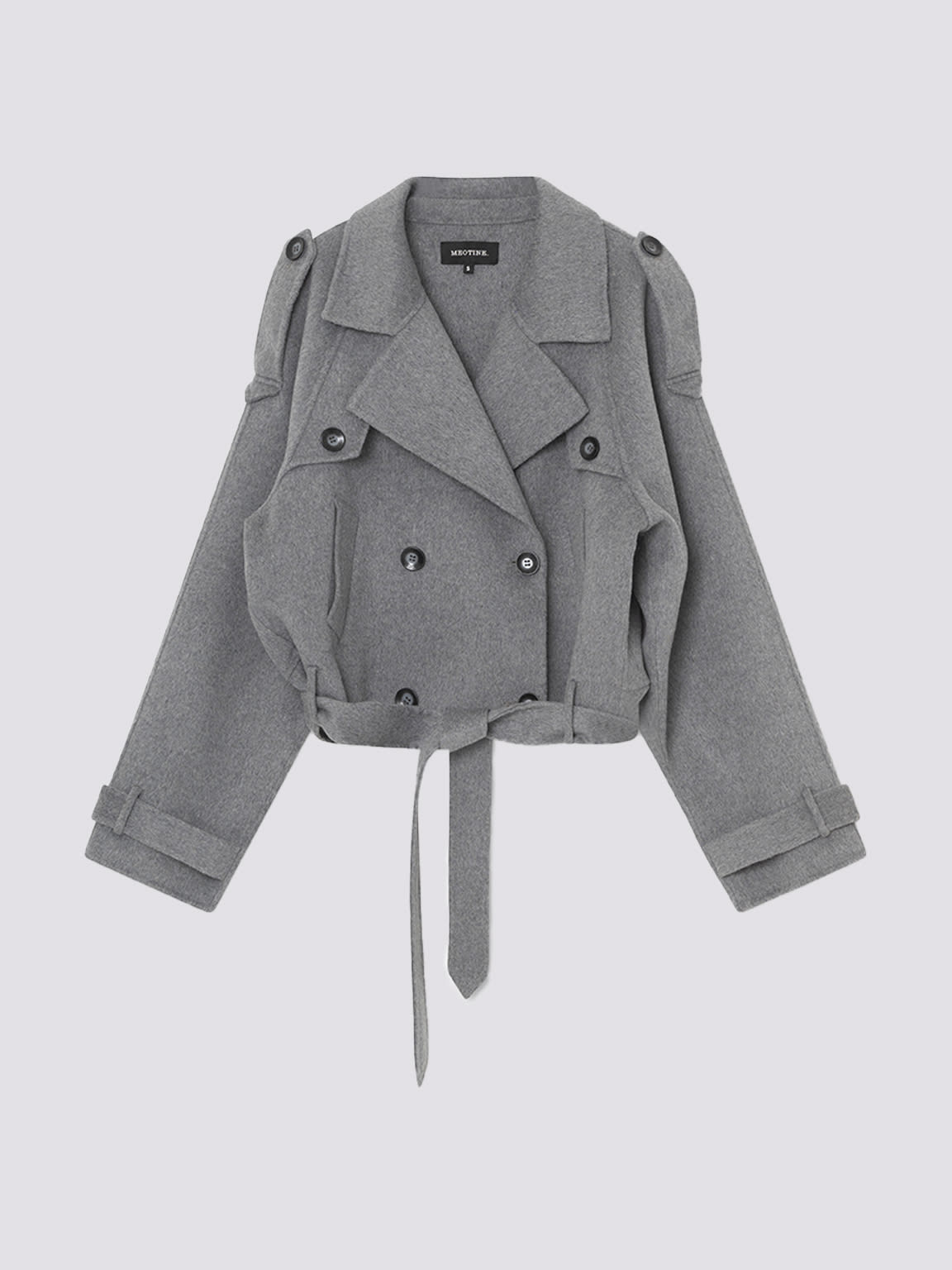 JOHN WOOL JACKET GREY