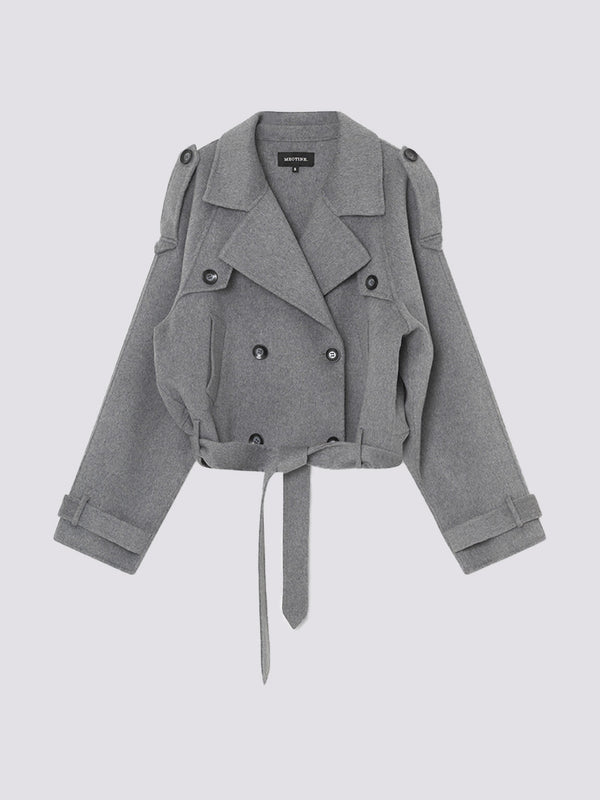 JOHN WOOL JACKET GREY