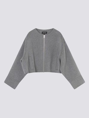 KARLA WOOL JACKET - GREY