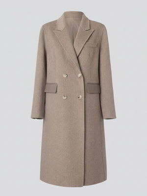 MILES WOOL COAT - BEIGE