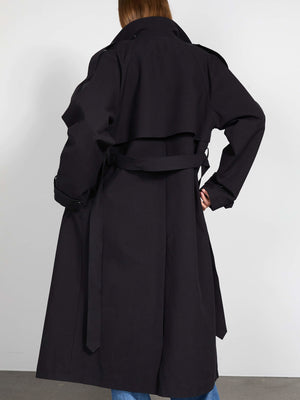 RICO CANVAS COAT - BLACK