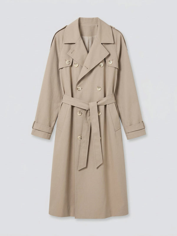 BOBBY CANVAS COAT - BEIGE