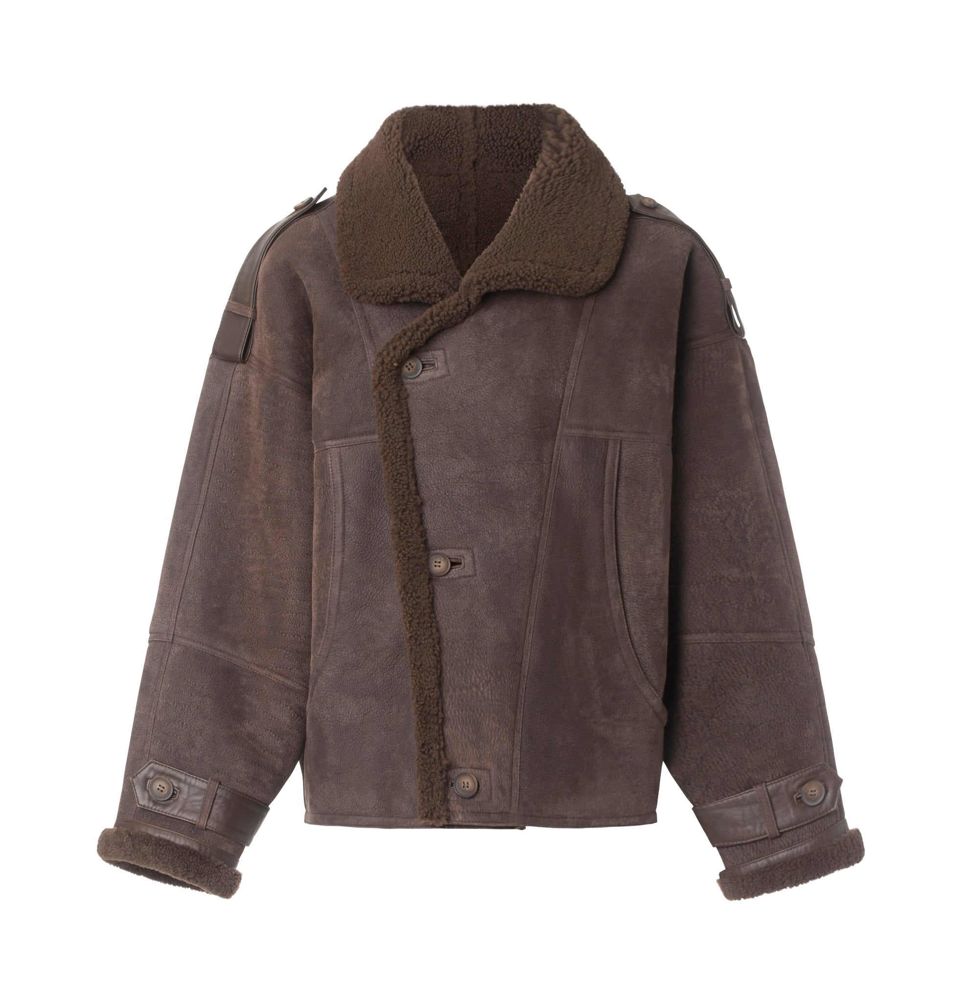 ZOE JACKET - DARK BROWN