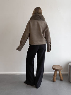 CHARLIE TWEED JACKET - ARMY