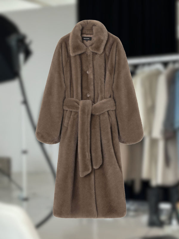 KELLY COAT - LIGHT BROWN
