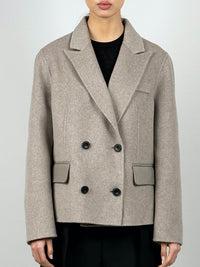 MILES WOOL JACKET - BEIGE