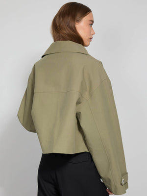 NOLA CANVAS JACKET - ARMY