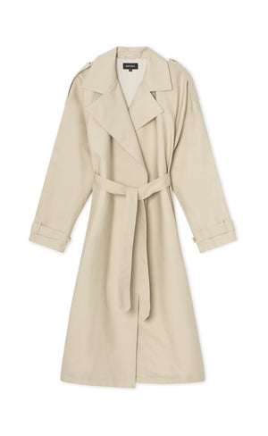 RICO CANVAS COAT - CREME