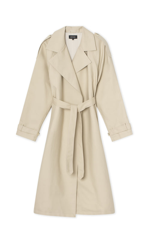 RICO CANVAS COAT - CREME