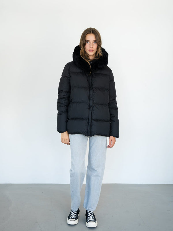 ALVA DOWN JACKET - BLACK