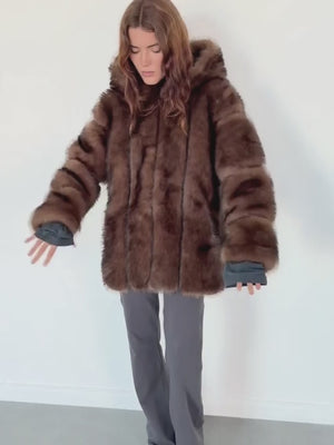 CASEY JACKET - BROWN