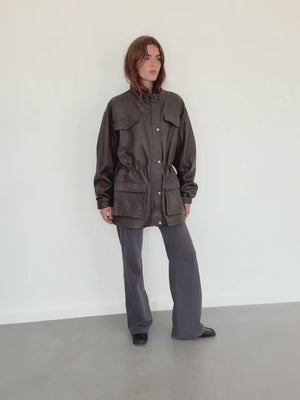 SIMONE JACKET - BROWN
